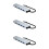 3 Multi-Port USB Hub Grau Mit Pd Schnellladung Für 9
