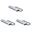 3 Multi-Port USB Hub Grau Mit Pd Schnellladung Für 3