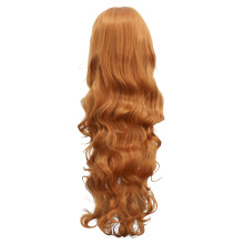 3Stk Lace Haarperücken Orange, Gerade, Bequeme Damen Haaraccessoires