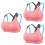 3Stk Damen Sport Pink Bügel Ideal Für Workout 6