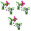 6Stk Aquarium Plastik Lotus Versteck 4