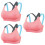 3Stk Damen Sport Pink Bügel Ideal Für Workout 7