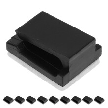 120Stk Kabelklemme Schwarz Kleine Kabelfixierung Mit Einfachem Design