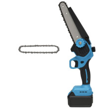 8 Inch Cordless Mini Chainsaw Brushless Motor Safety Lock Lightweight 21V for Tree Pruning