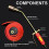 Propane Weed Torch Burner Kit with Adjustable Heat Flame, SelfIgniting Hose Type 50 2m 2