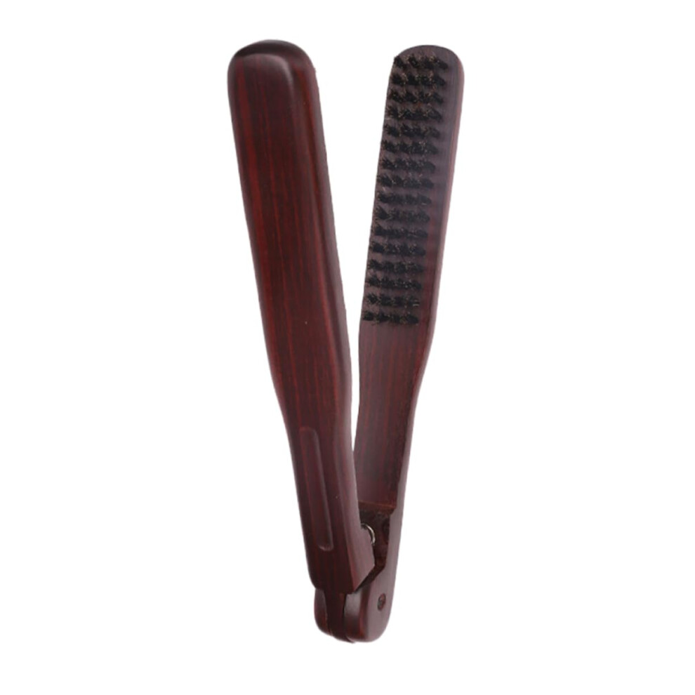 Unisex Double Sided Hair Straightening Comb With Ergonomic Comfort Grip For Smooth Frizz Styling