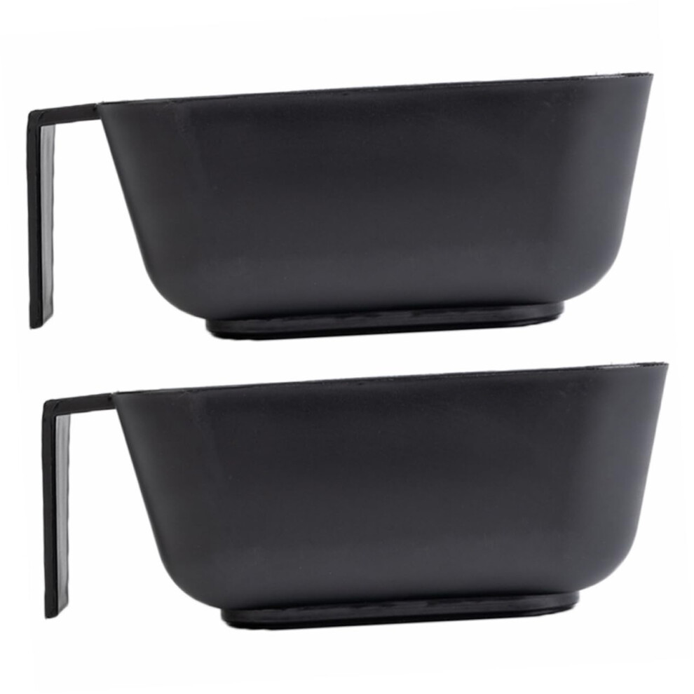 2pcs Hair Dye Mixing Bowl Set, Stackable Easy Clean Reusable Tint Bowls for Salon and Home Use