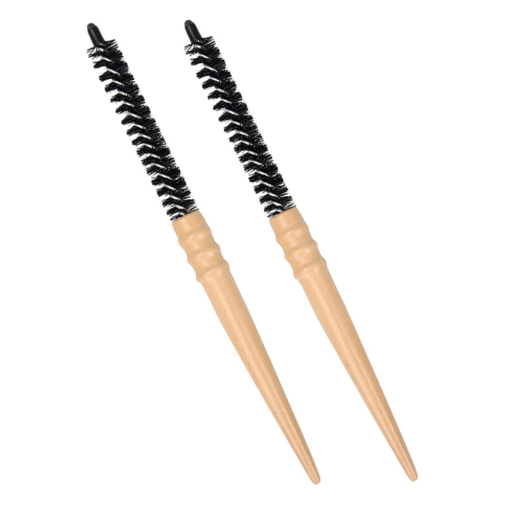 Round Hair Brush for Volume and Curls, Small Barrel Blow Drying Brush for Bangs, Travel Size