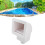 Pool Skimmer with Fine Filter, Durable ABS for Efficient Debris Collection, 32x19.5cm, Easy Install 2