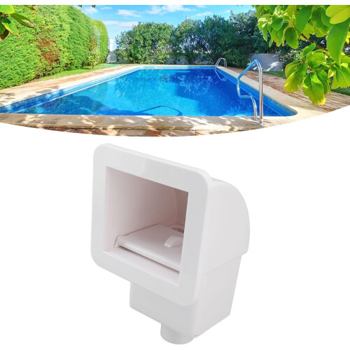 Pool Skimmer with Fine Filter, Durable ABS for Efficient Debris Collection, 32x19.5cm, Easy Install 1
