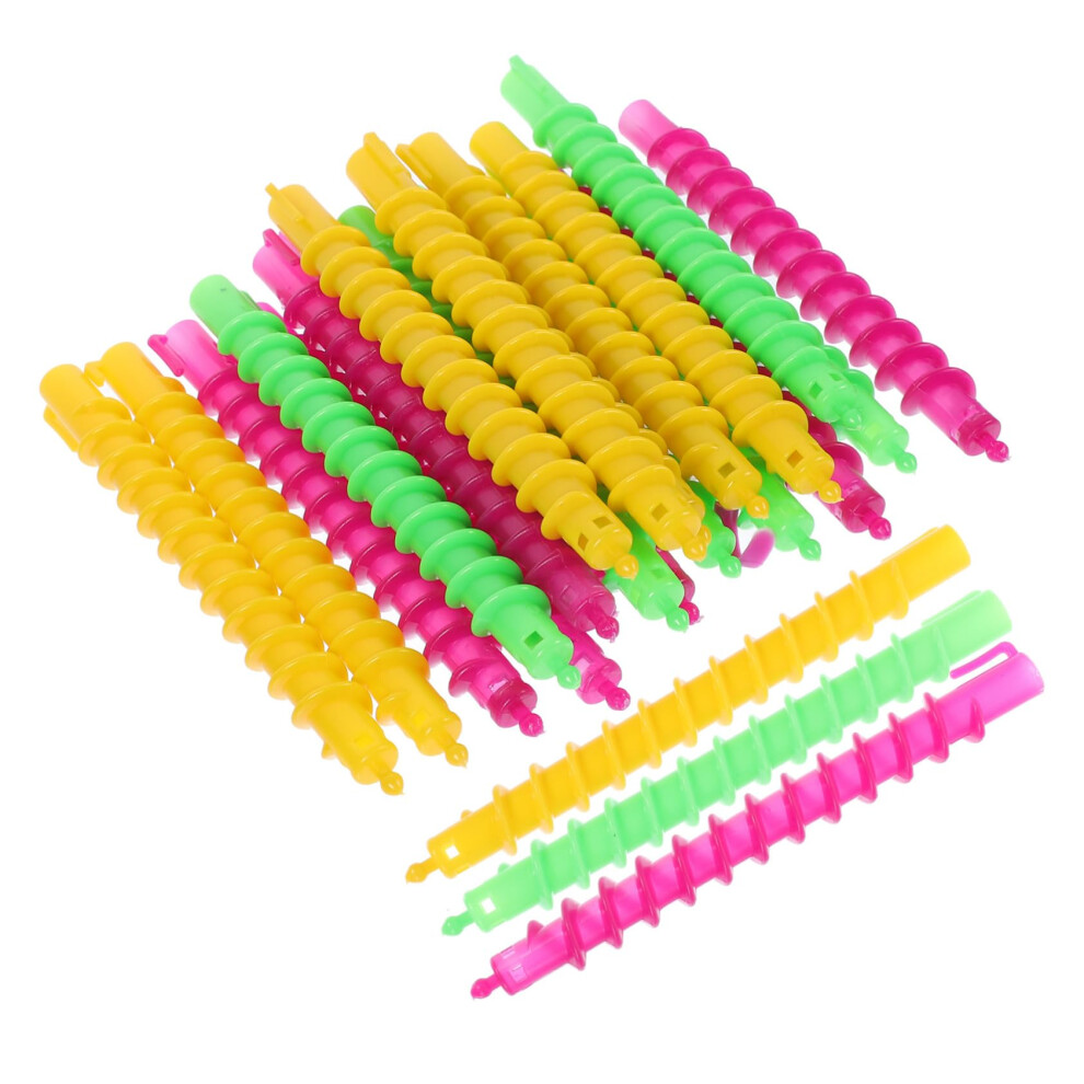 100pcs Spiral Perm Rods for Long Hair NonSlip Curling Rods for Salon and Home Styling
