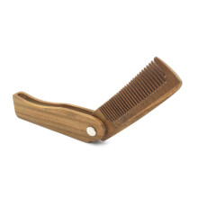 Beard Comb Natural Wooden Hair Comb for Men Gentle Detangling Wide Tooth Mustache Travel Size