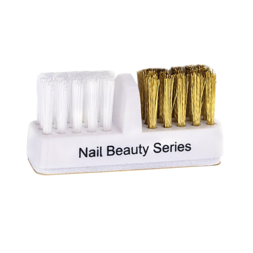 3pcs Nail Drill Bit Cleaning Brush Set with Dual Brush Design for Deep Nail Art Maintenance