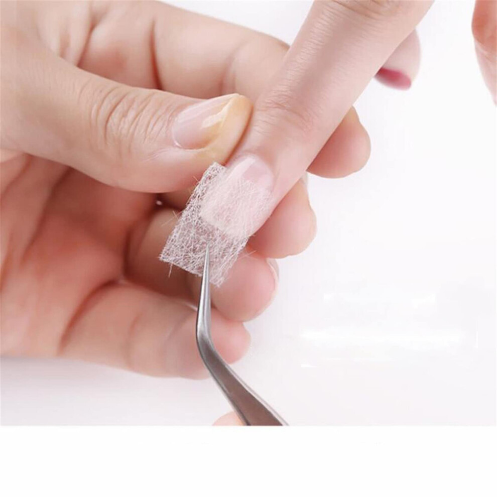Fiberglass Nail Extension Kit with Silk Wraps for Seamless Nail  and DIY Nail Art, 10pcs