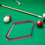 2Stk Dunkelrot Holz Billiard Rack Für Pool 5