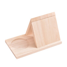 2Stk Standregal Holz Buchstütze Beige Für Und