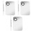 6Sets Board Set Silber Für Foundation Lippenstift Nagelkunst 3
