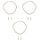 3Sets Traumhaftes Perlen-Set Weiß Schmuck Halskette Ohrringe 3