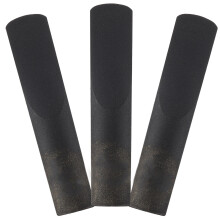 3Stk Robuste Resin Klarinettenblätter Schwarz Praktisches Blätter-Set