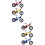 6Stk Mini Finger Bikes Set Robust Für Fingerkoordination 8