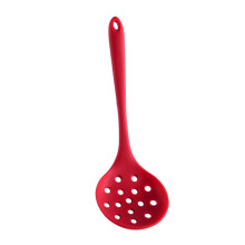Silicone Slotted Spoon Heat Resistant Cooking Utensil for Pasta Vegetables with Long Handle