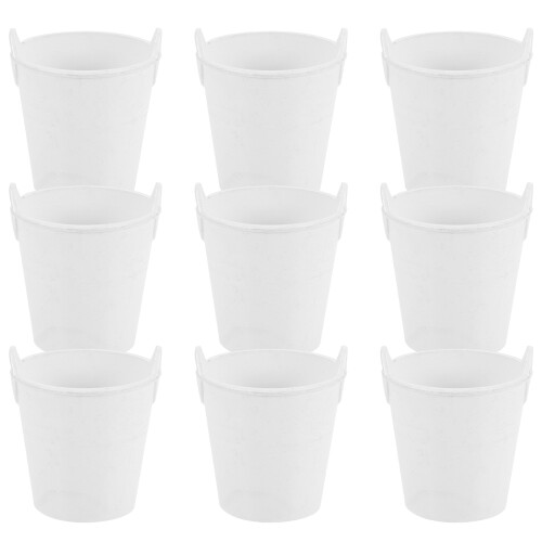 40 . kunststoffeimer mini eimer diy unfarbig