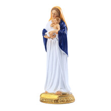 3Stk Resin Mary Statue Weiß Details Home Religiös Ornament