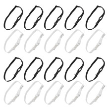 40Stk Strap Für Weiß Elastisch Verstellbar Strap Polyester