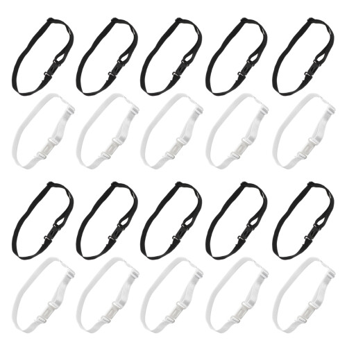 40Stk Strap Für Weiß Elastisch Verstellbar Strap Polyester