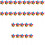 75Pcs Plastic Kid Pinwheel Toys Multi Hexagonal Wind for Play 3