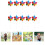 75Pcs Plastic Kid Pinwheel Toys Multi Hexagonal Wind for Play 9