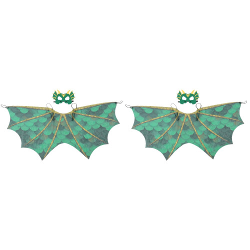 2Sets Dinosaurier Cape Halloween Kostümset Für Fasching 2