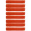 8Pcs Red Washable Hard Hat Sweatbands Comfortable Cotton Liners 11