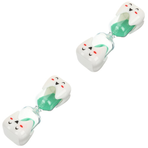 2Pcs Kids Toothbrush Timer Sand Hourglass Creative Gift 2