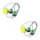 2Sets Speedball Boxen Grün Elastischer Trainingsball Mit Saugnapf 3