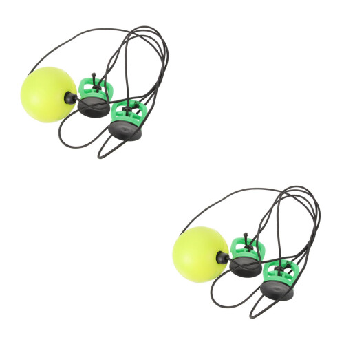 2Sets Speedball Boxen Grün Elastischer Trainingsball Mit Saugnapf 2