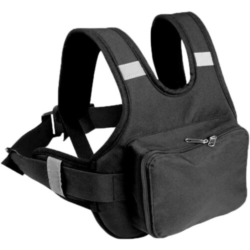 Kids Motorcycle Safety Harness with Adjustable Reflective Strap, Grab Handle and Storage Bag 2