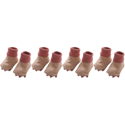 4Paires Pour -Petits Rose Confortables Anti-Dérapant 2
