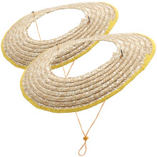 Hard Hat Sun Shade Unisex Sun Visor Straw, Yellow