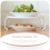 2Pcs Microwave Shelf Food Heating Rack Folding Steaming Tray 8