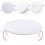 2Pcs Microwave Shelf Food Heating Rack Folding Steaming Tray 7