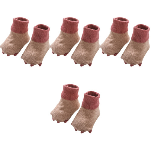 4Paires Pour -Petits Rose Confortables Anti-Dérapant 1
