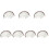 84 Pcs Natural Eyebrow Stickers Fake Eyebrow Paste 3