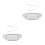 2 Sets Multi-Functional Butter Serving Plate Dessert Plate 4
