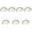 84 Pcs Natural Eyebrow Stickers Fake Eyebrow Paste 4