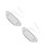 2 Sets Multi-Functional Butter Serving Plate Dessert Plate 6