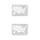 2Pcs American Map Design Wall Stencil Paint Spraying Tool 4