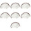 84 Pcs Natural Eyebrow Stickers Fake Eyebrow Paste 8