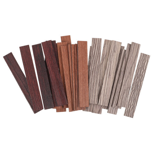 60Pièces Planches Sol En Bois Décor Mini Maison Accessoires Variés 1