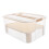 White Plastic Glass Cup Organizer Rack for Home and Bar 1